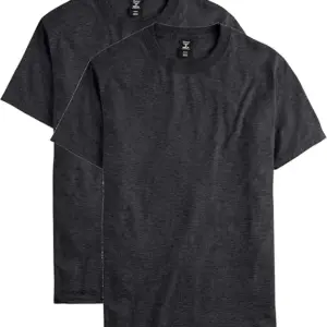 Hanes mens Beefyt T-shirt, Classic Heavyweight Cotton Crewneck Tee, Roomy Fit, 1 Or 2 Pack, Available in Tall