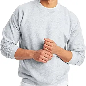 Hanes Men's EcoSmart Fleece, Pullover Crewneck Sweatshirt, 1 or 2 Pack