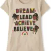 The Children's Place Girls' Kindness, Love, Equality Short Sleeve Graphic T-Shirts